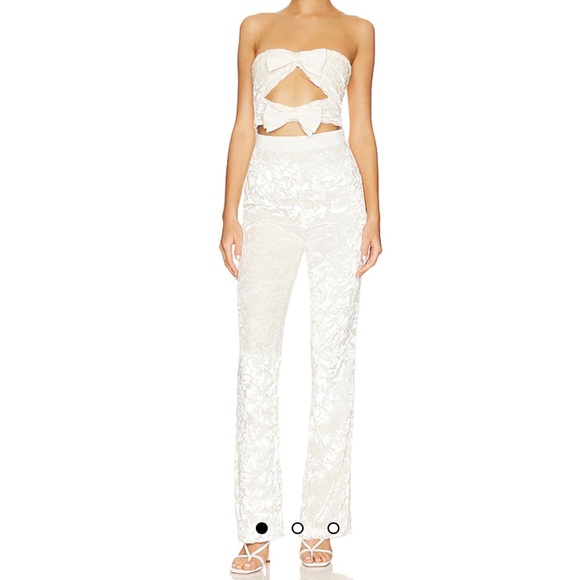 Tularosa Meave White Jumpsuit - Picture 1 of 6